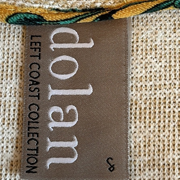 Dolan Left Coast Collection Cotton Sand-tone Long Sleeve Crop Jacket Women’s S - Picture 10 of 14